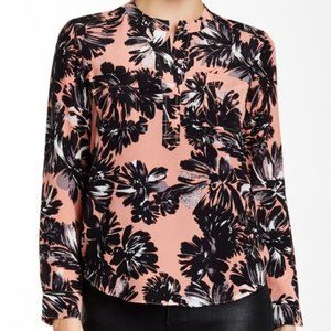 Rebecca‎ Taylor Floral Woodrose Coral Blouse Top 2